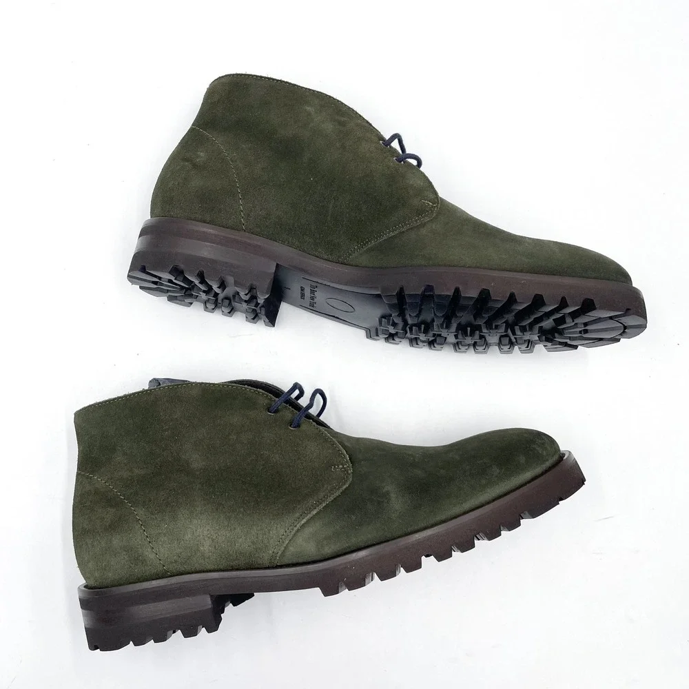 To Boot New York Adam Derrick Dickens Green Suede Leather Chukka Boots Mens Sz 9